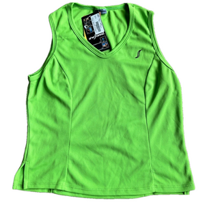 She Beest Easy V Microwic athletic cycling top lime green